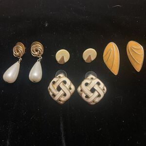 80s vintage earrings lot